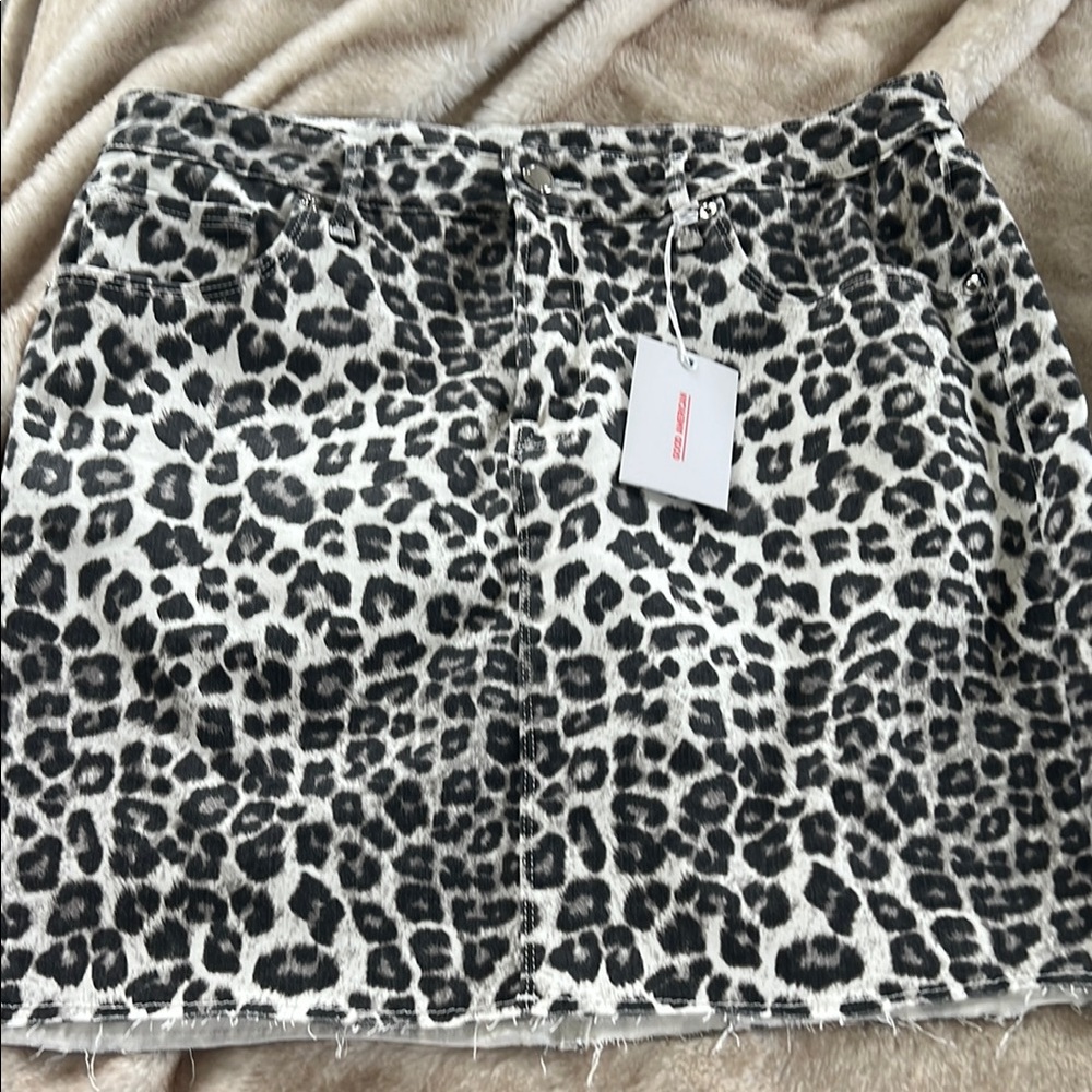 Leopard Print Women's Skirt